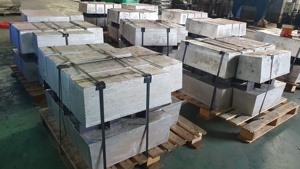 aluminium slender anodes