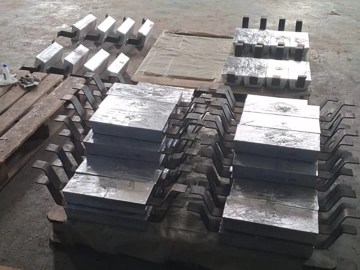 Zinc Slender Anodes Production